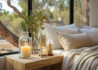 bed by window